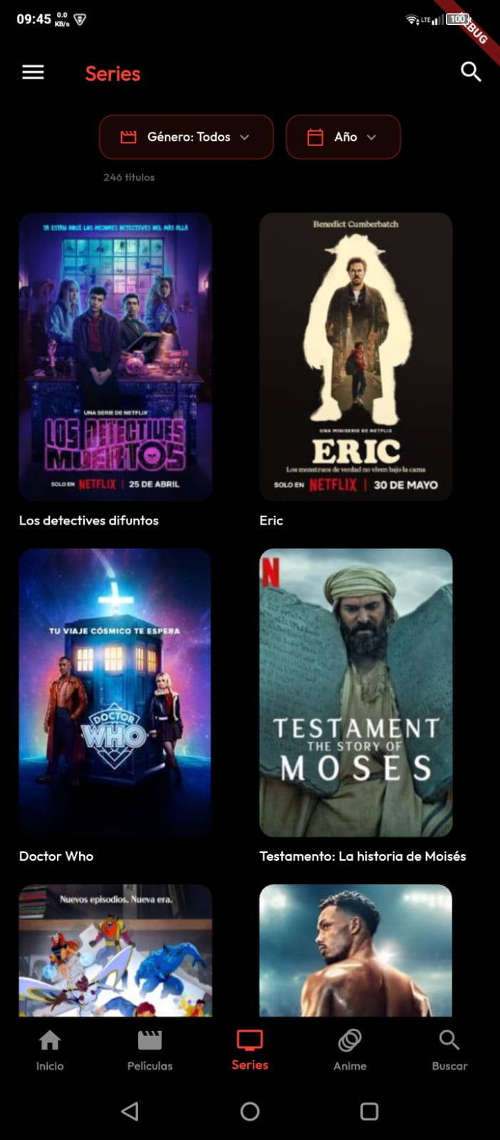 CinemaDB Series - El mejor catálogo de series gratis online en español latino